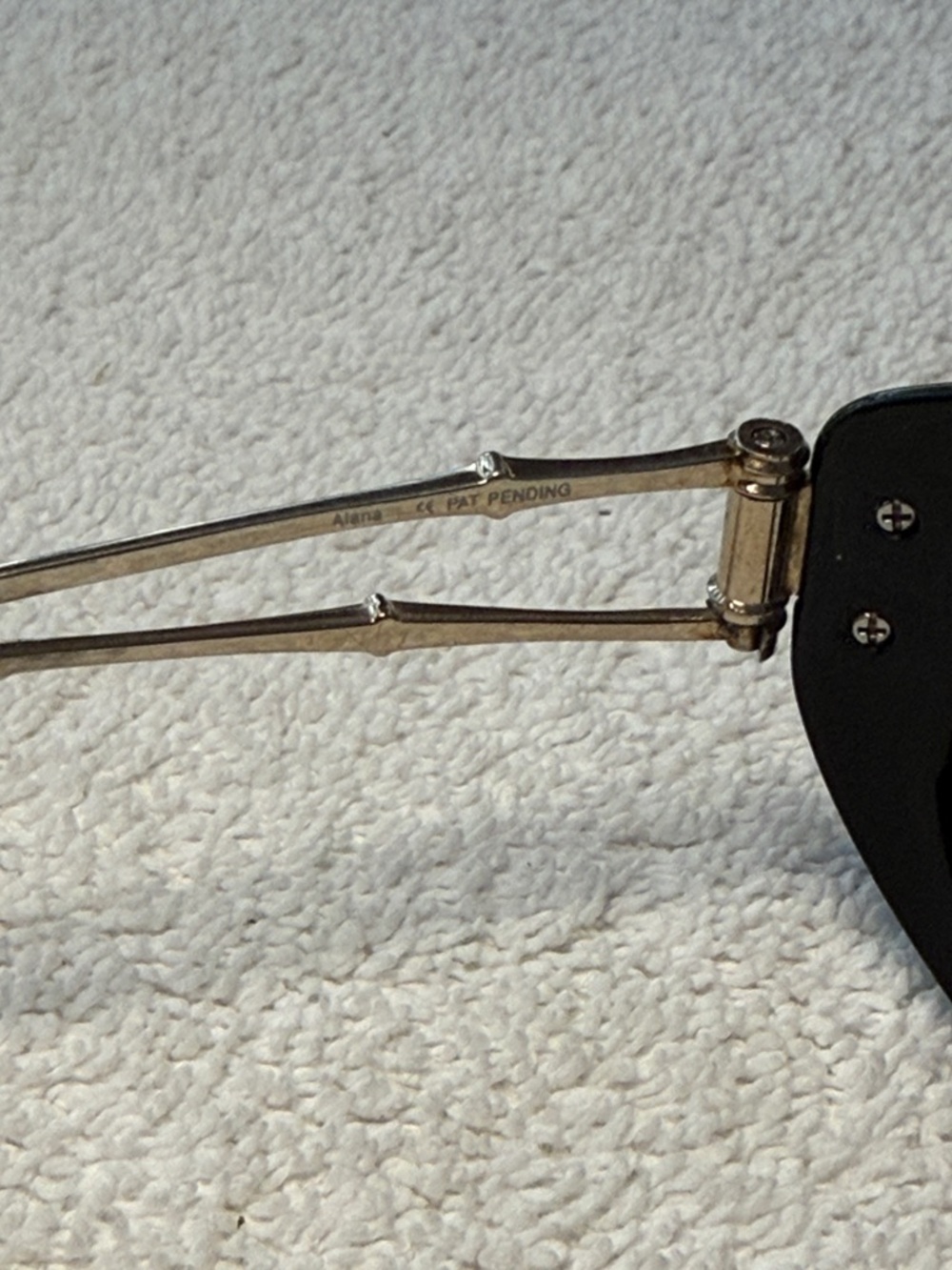 Maui Jim ALANA MJ 215 Women's Sunglasses Black/Gold 56-17 132 FRAMES ONLY - Picture 3 of 7